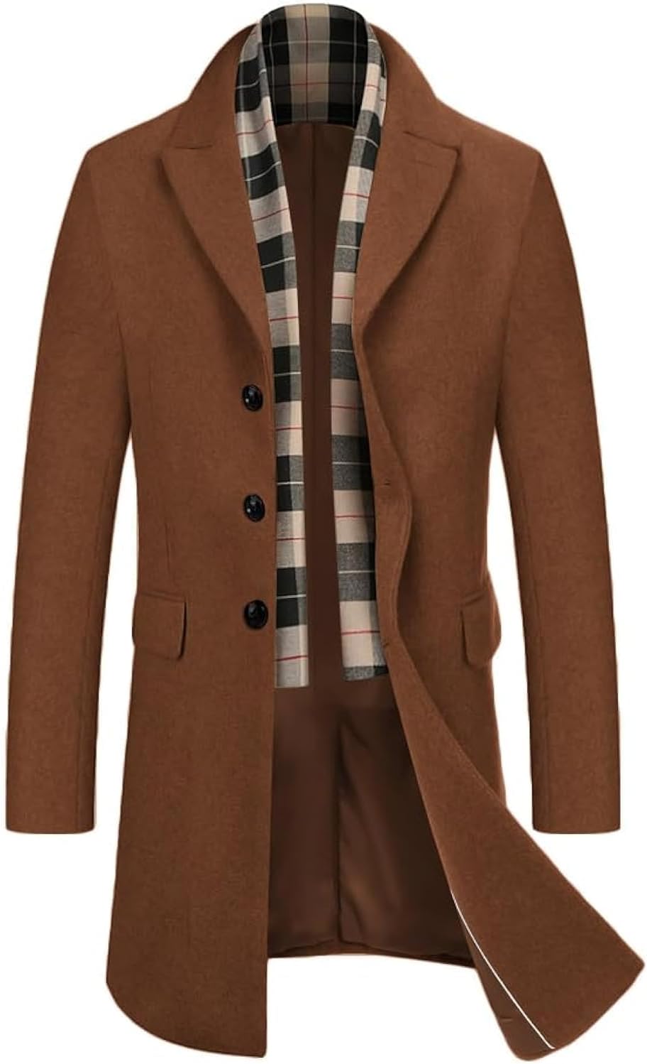Thumbnail 6 de COOFANDY Wool Coat with Detachable Scarf ⚙