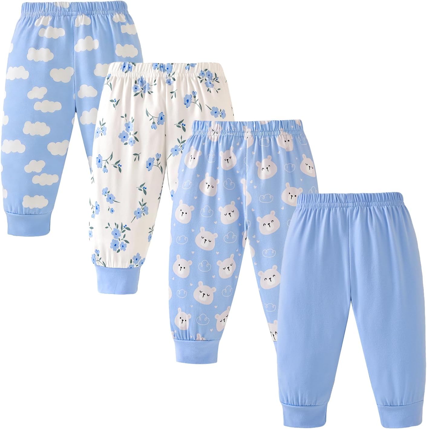 Detalle 2 de YWFSHOP Unisex Baby Layette Set with Rompers, Pants, Hats and Mittens