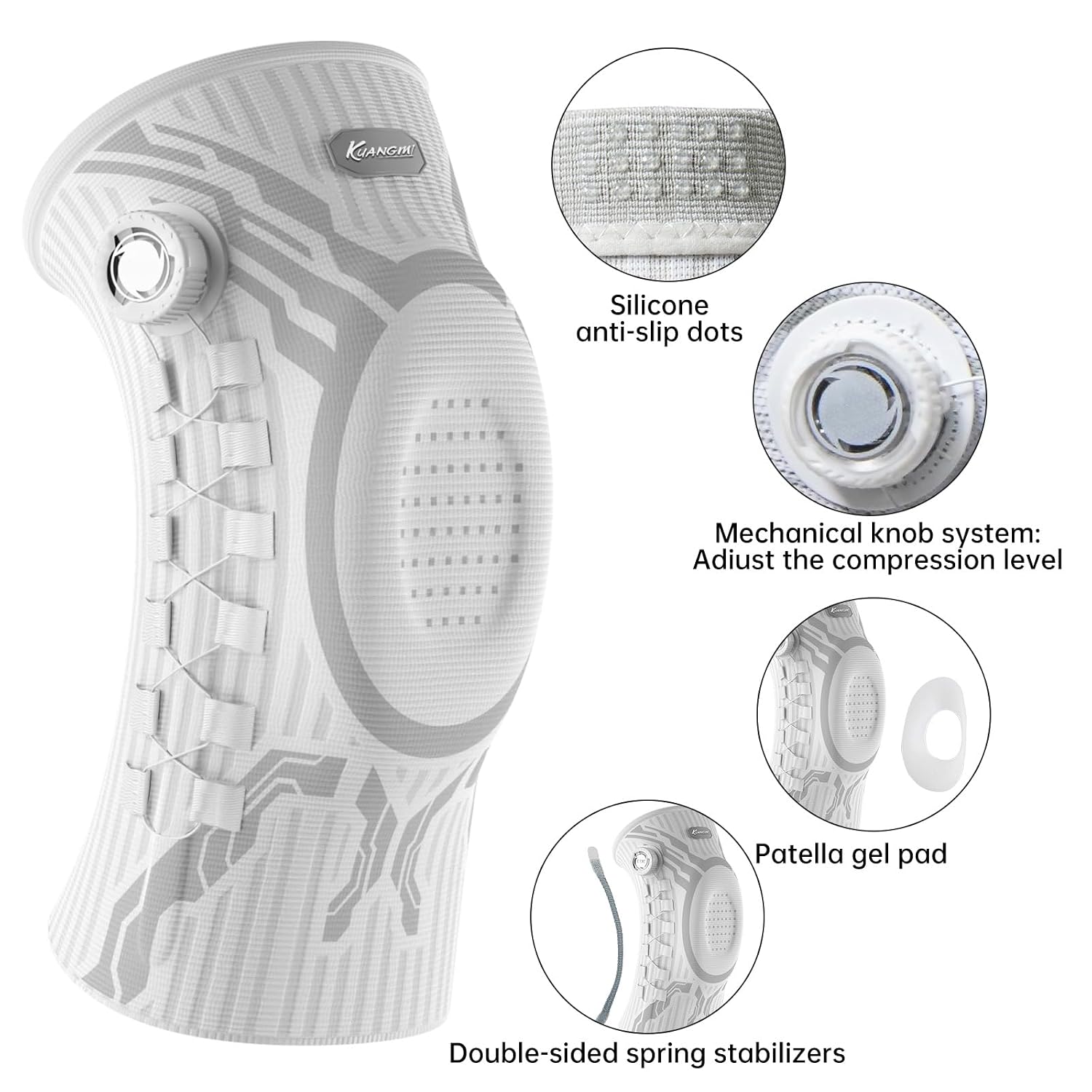 Thumbnail 2 de Kuangmi Knee Brace Adjustable Support