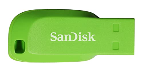 Detalle 2 de SanDisk Cruzer Blade 32GB USB Flash Drive – Pack de 3 unidades en Azul/Rosa/Verde
