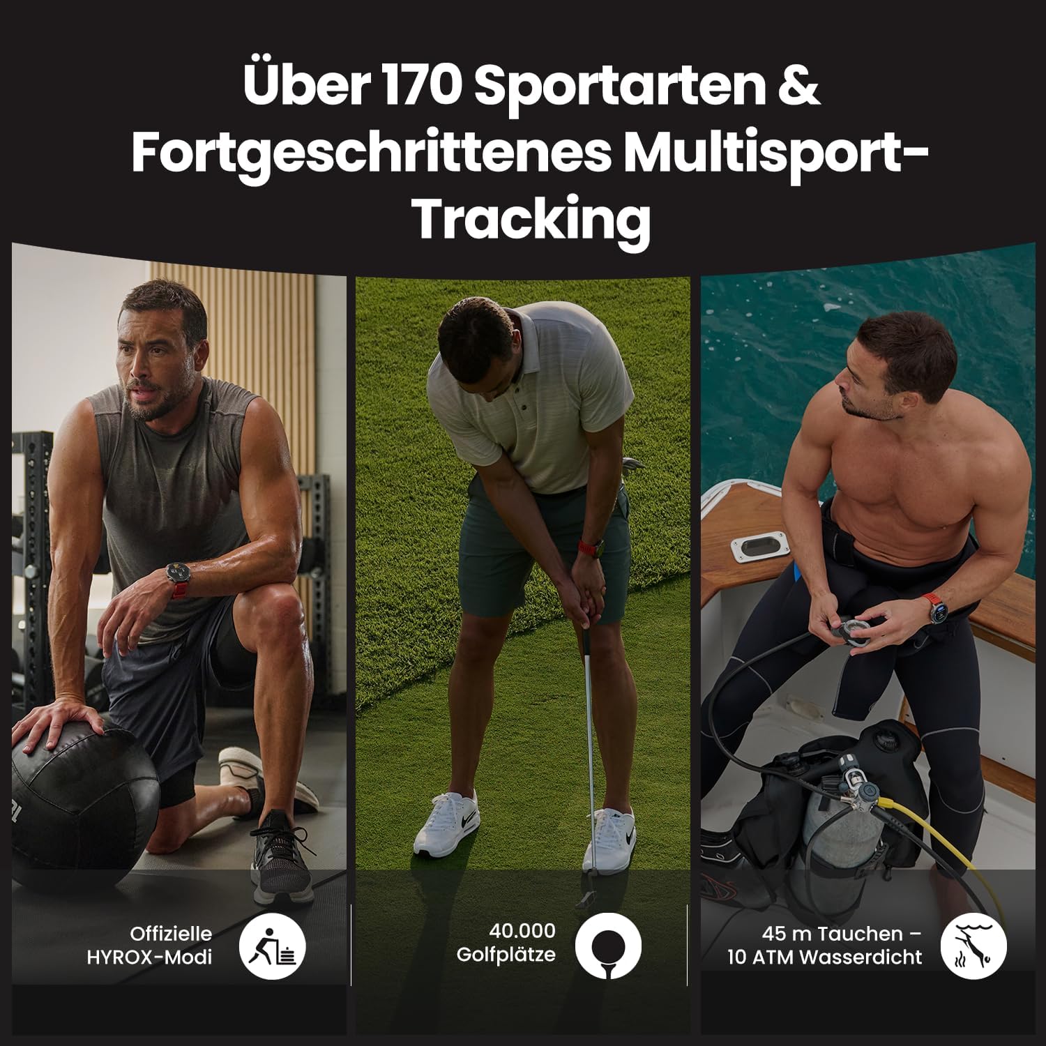 Detalle 2 de Amazfit Balance 2 Smartwatch 47 mm – 21 Tage Akku