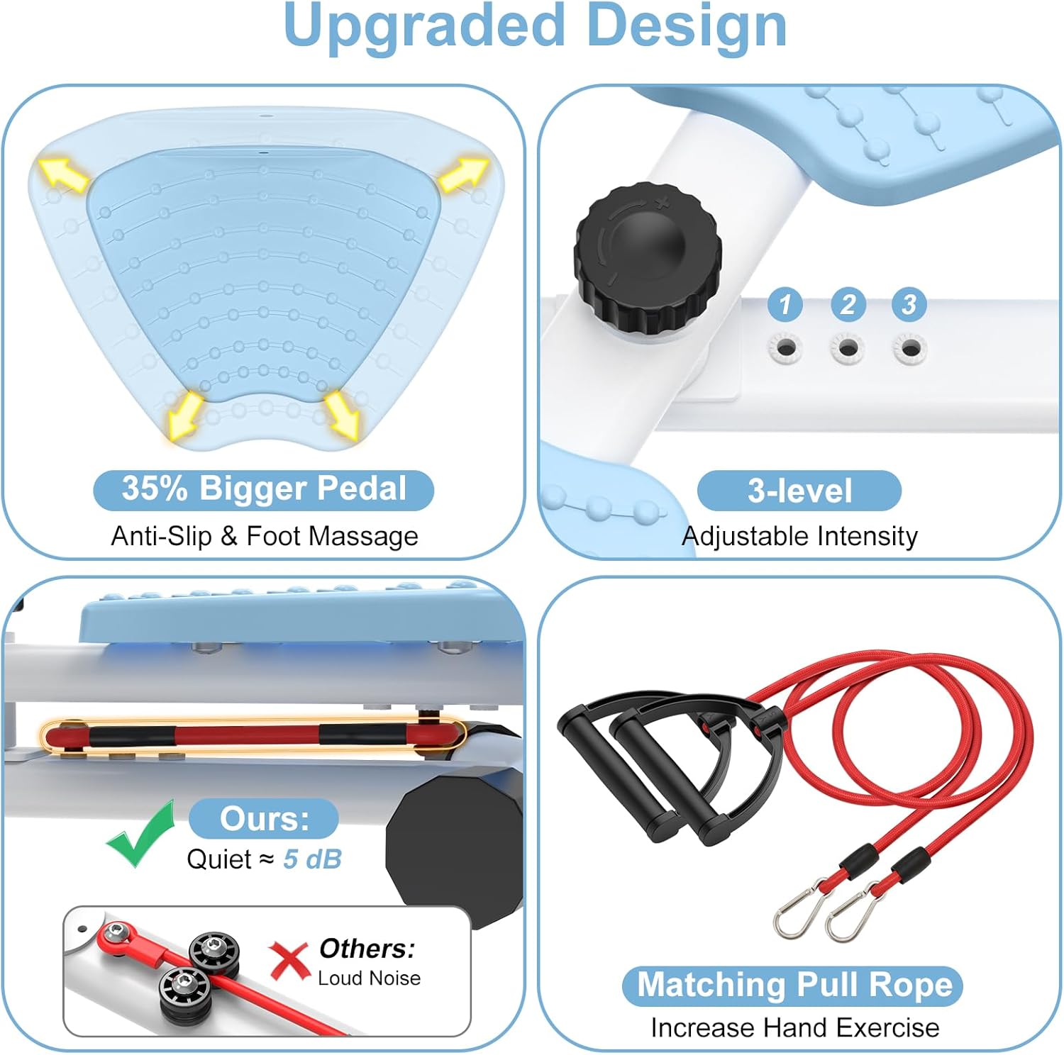 Thumbnail 5 de Waist Twister Machine Exercise: Adjustable Ab Twister with Noiseless Operation and 300 lbs Capacity