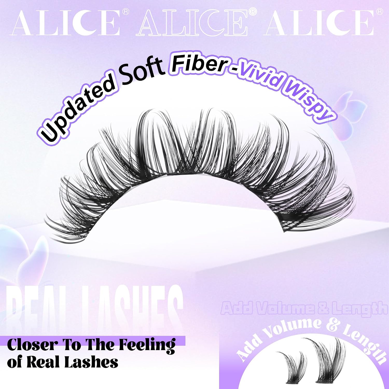 Detalle de ALICE Lash Clusters 10-18mm 168pcs ๐