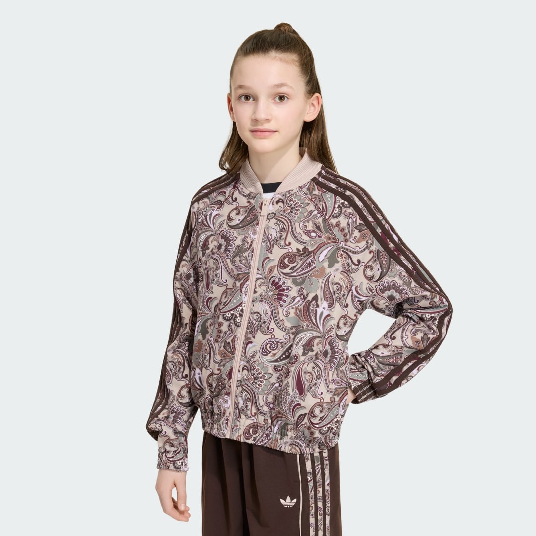 Detalle de SUDADERA CORTA de Corte holgado SST Paisley de Adidas