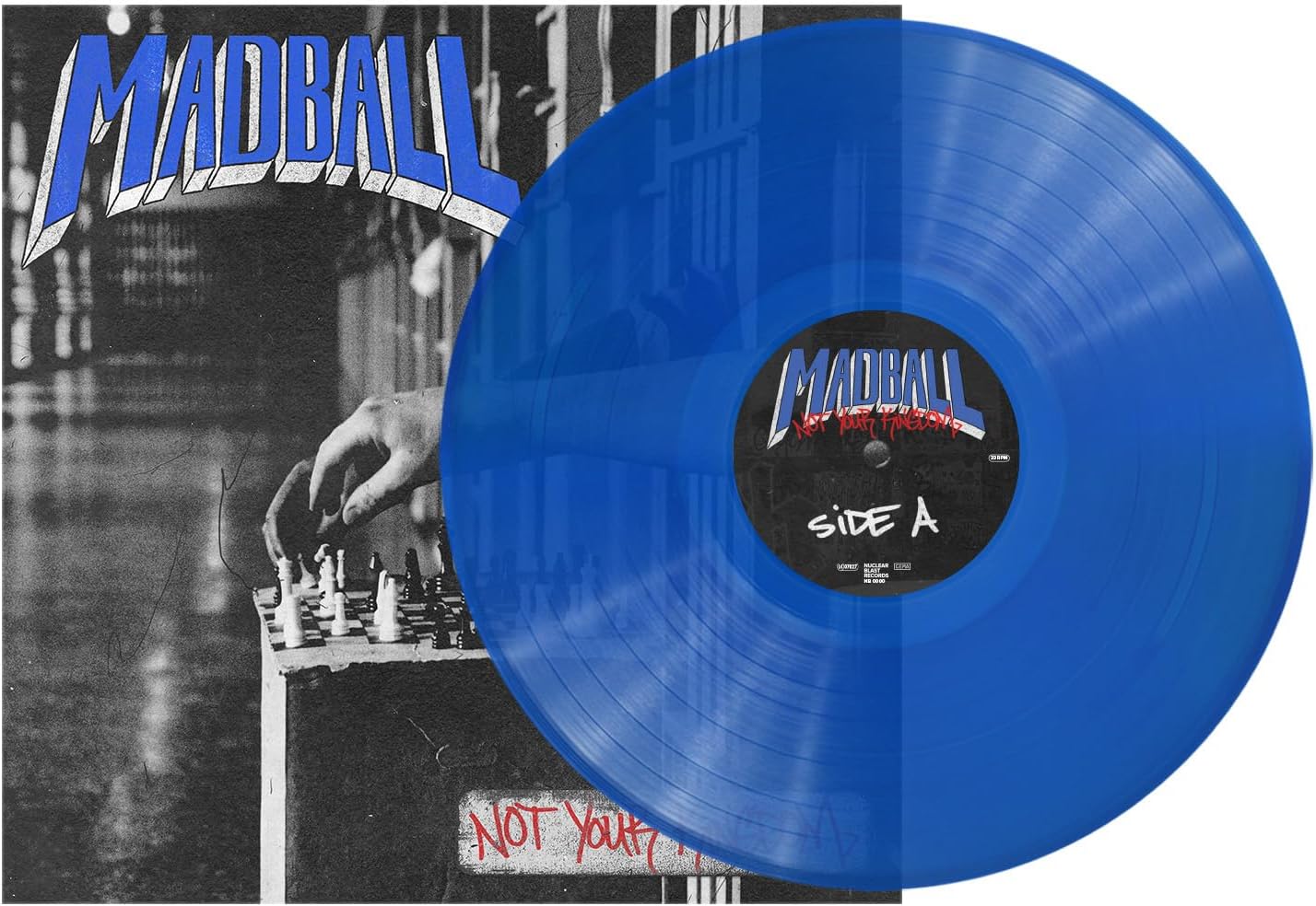 Detalle de Nuclear Blast Madball Not Your Kingdom 1LP Vinyl, Transparent Blue