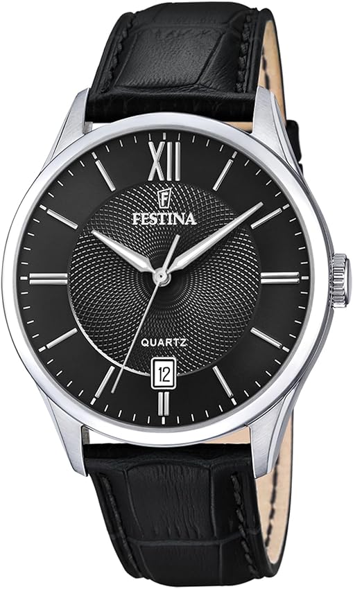 Detalle 1 de Festina F20426/7 Reloj analógico piel verde, 5 ATM