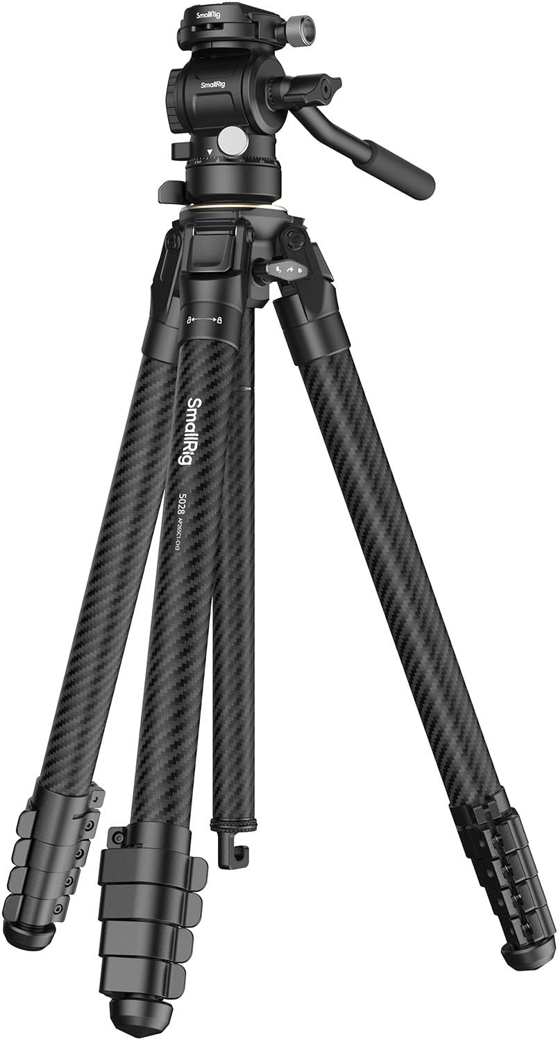 Detalle de SMALLRIG 5028 Trépied voyage carbone 158 cm