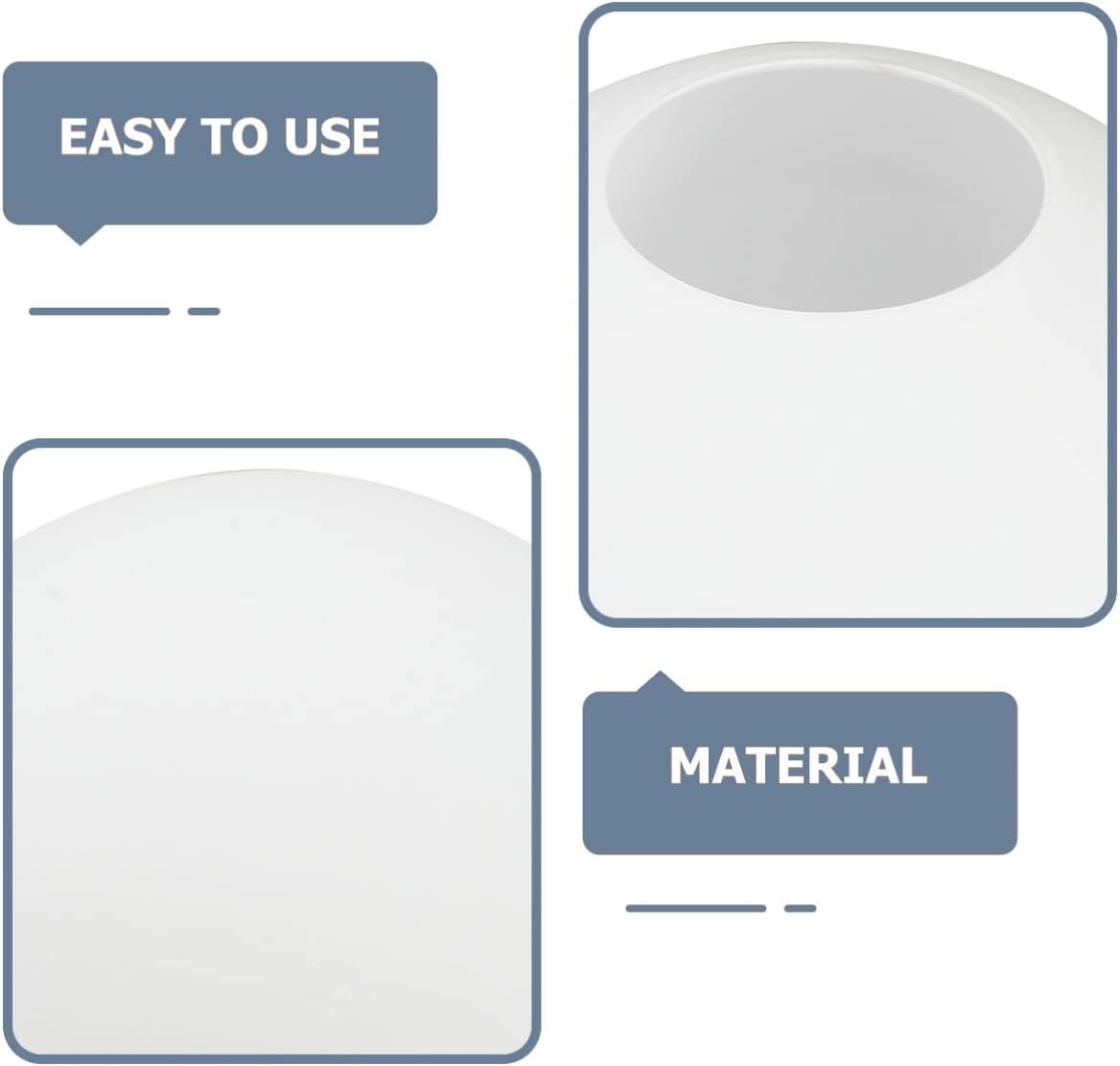 Detalle de Artibetter Frosted Glass Globe 5‑6cm Lampshade