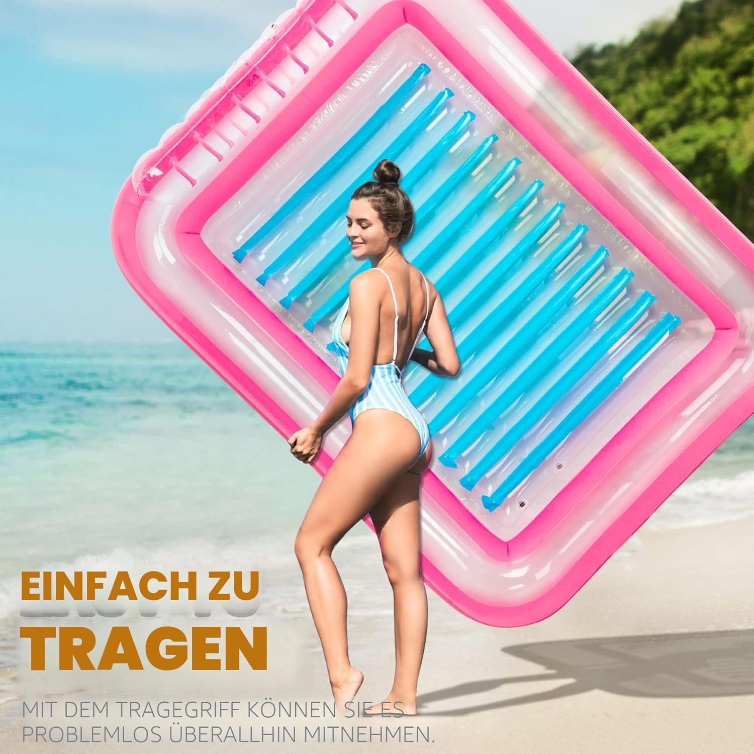 Thumbnail 6 de Subtail Wasserhängematte – mit abnehmbarem Kissen, Aufblasbare Liege für Erwachsene