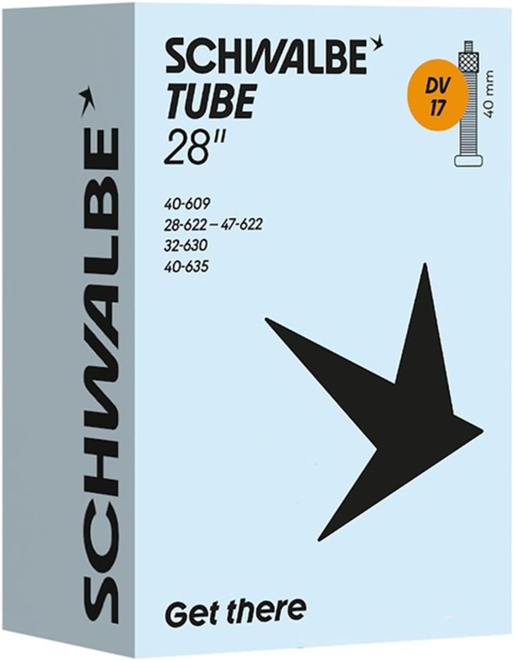 Schwalbe Chambre à air DV17 28/47-622/635 IB 40 mm – fiche achat