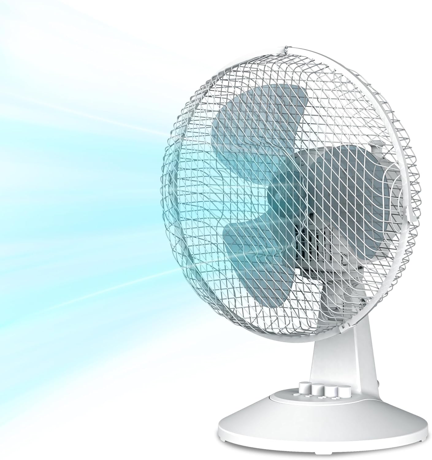 COMFEE' CFT40PW00A2 ventilatore da tavolo 40 cm con oscillazione 90° e 3 livelli di velocità