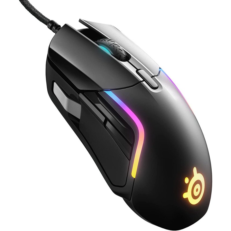 Detalle 2 de SteelSeries Rival 5: ratón gaming de 9 botones y 18.000 DPI para precisión versátil