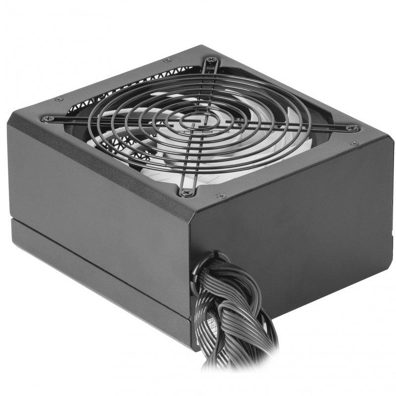 Detalle de Tacens Radix Eco X 650W: Fuente de alimentación fiable de 650 W con 10 protecciones y eficiencia eficiente