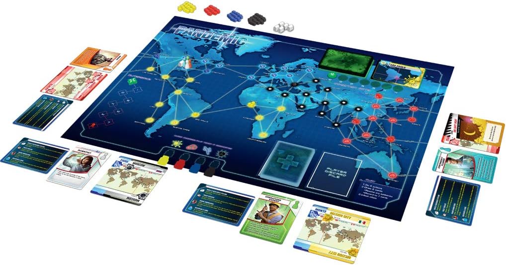 Detalle 2 de Asmodee Pandemic — Juego cooperativo 2–4 jugadores 🎲