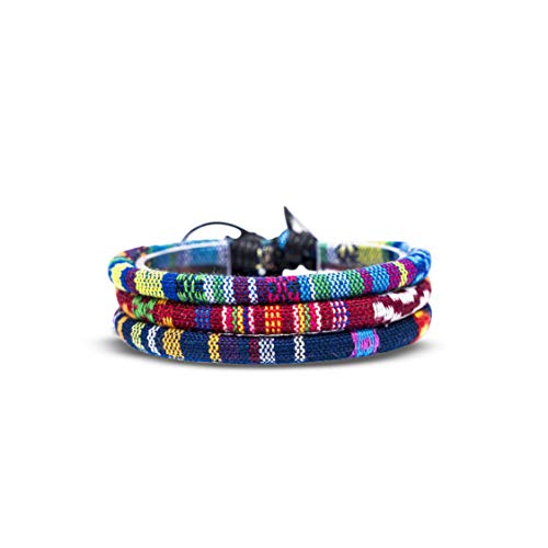 Made by Nami Pulsera Boho Surfer – Set de 3, 100% resistente al agua, ajustables