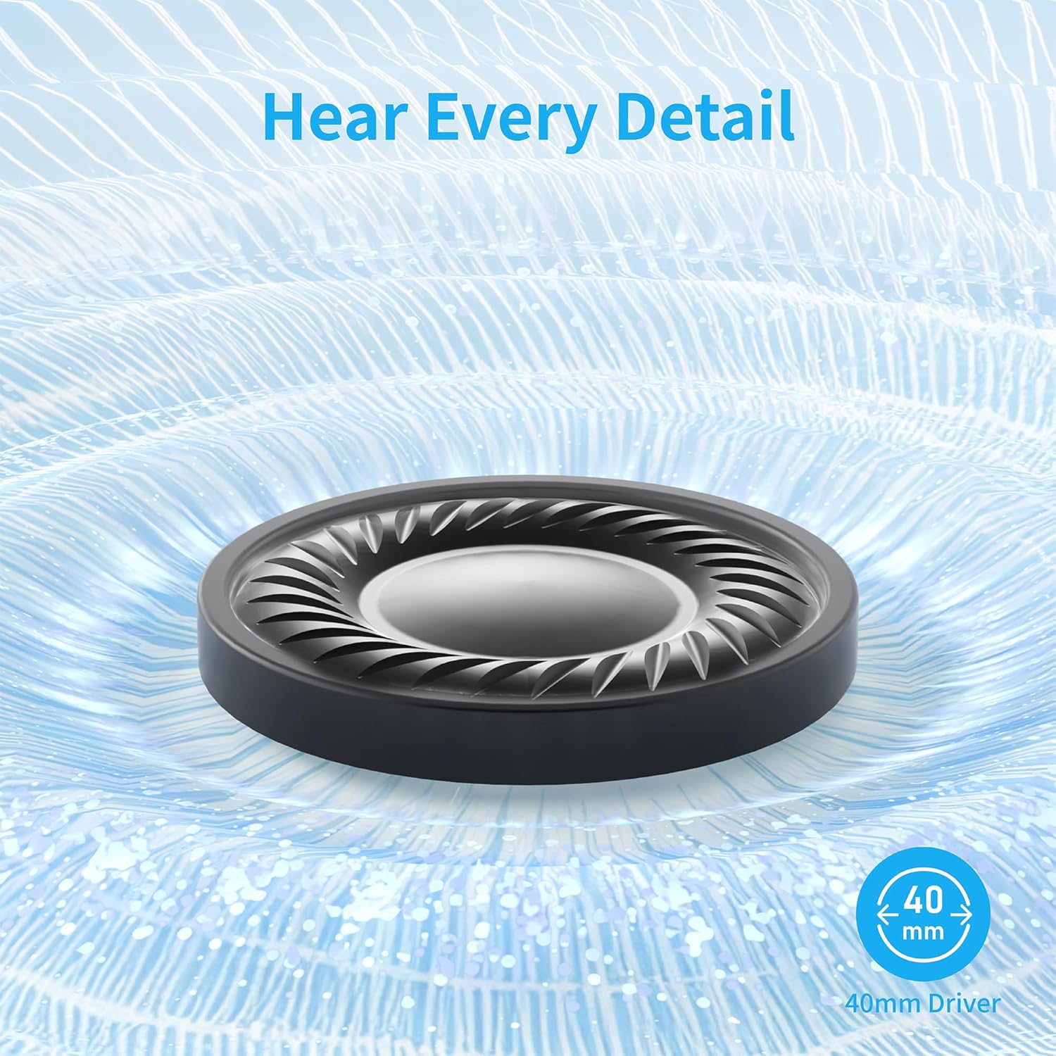 Thumbnail 3 de Rebocico Active Noise Cancelling Headphones with Bluetooth 5.3 (Over-Ear, 120h) – Black