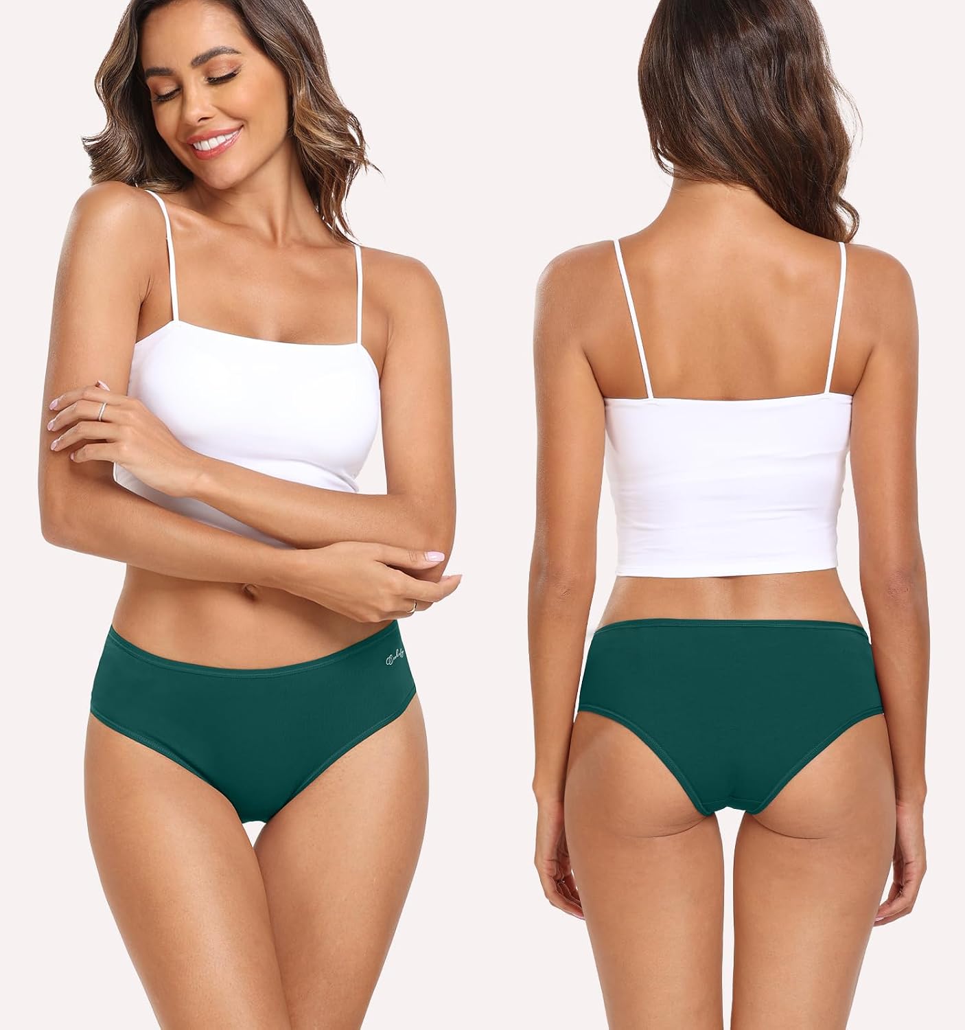 Detalle 2 de coskefy Hipster Cotton Briefs 6 Pack