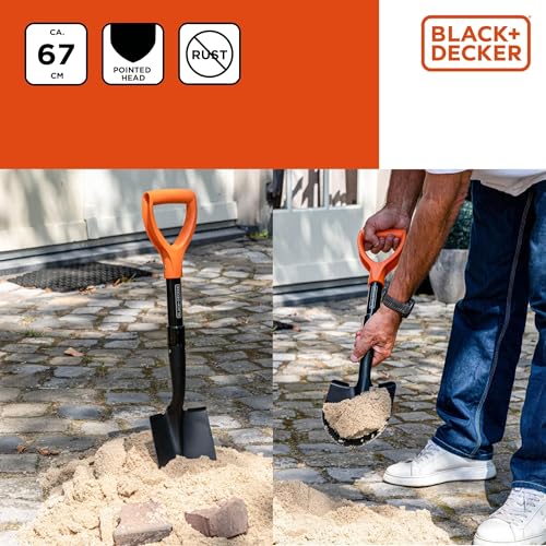 Thumbnail 4 de BLACK+DECKER Pala 67 cm, cabeza acero carbono 🛠️