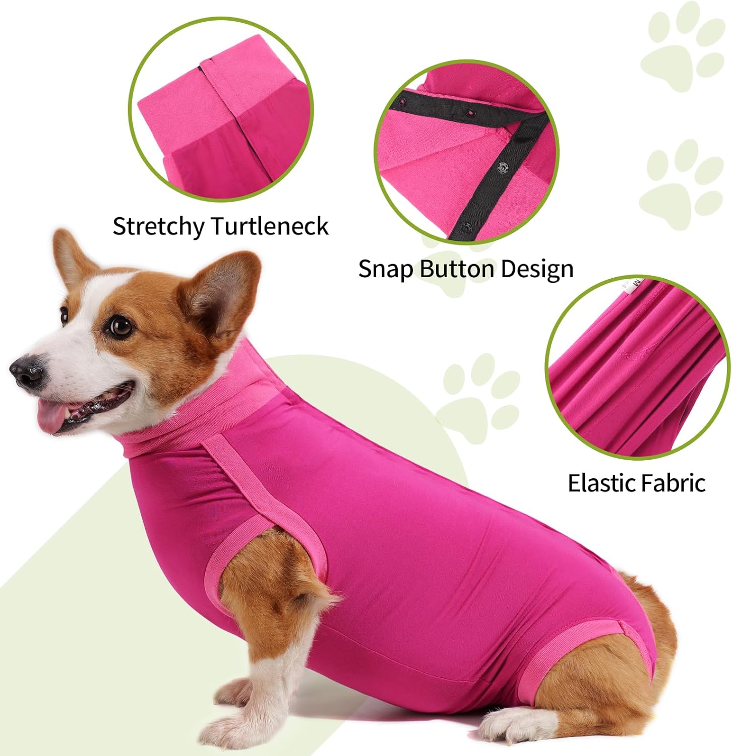 Thumbnail 3 de HEYWEAN Tutina post-operatoria Cane con accessi modulabili per sterilizzazione