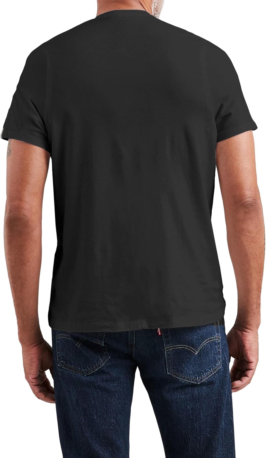 Detalle de Levi's Herren Original Housemark V-Neck T-Shirt – klassisches Basic-T-Shirt von Levi's