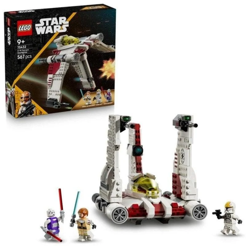 Detalle de Lego Star Wars Caza Estelar V-19 Torrent 567 piezas