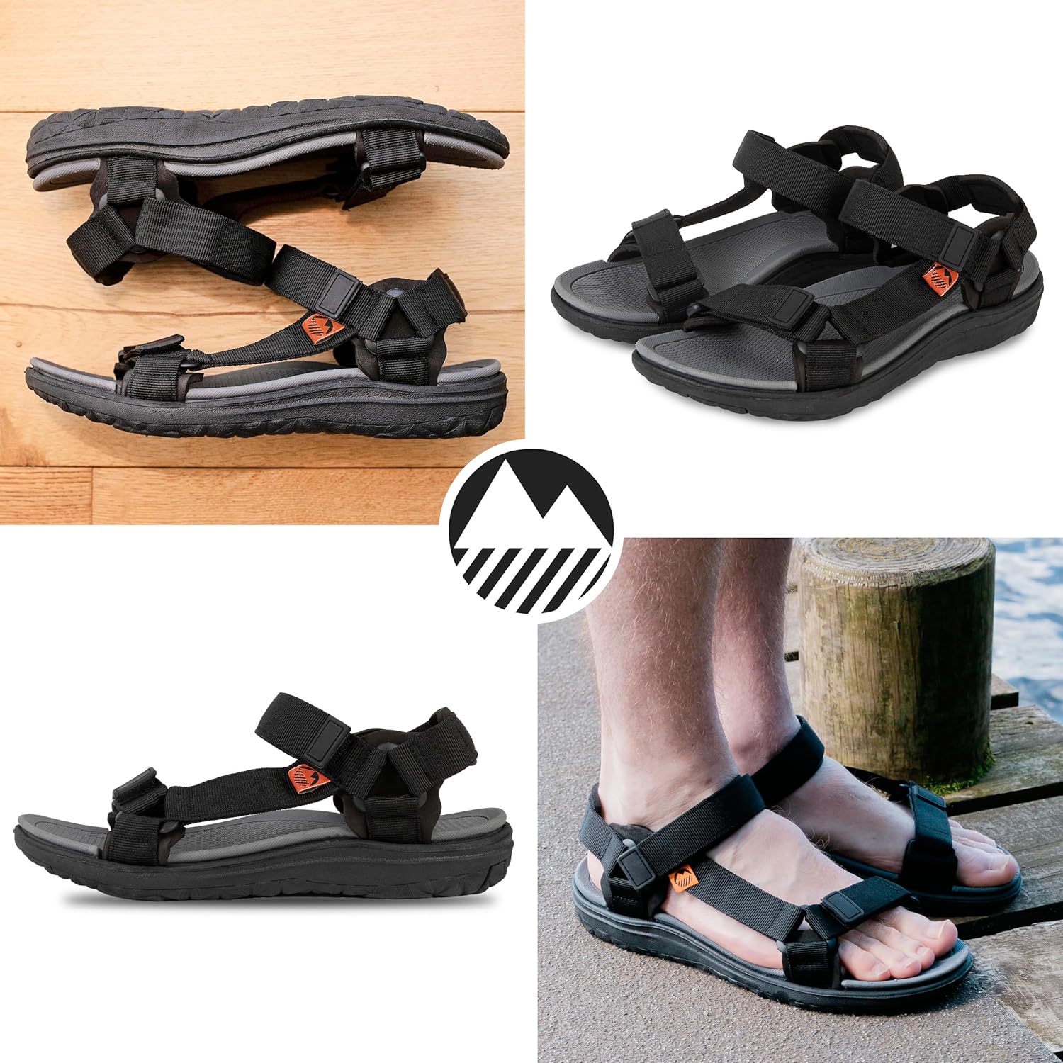 Thumbnail 1 de Lakeland Active Men's Stonethwaite Adjustable Outdoor Walking Trekking Sandals