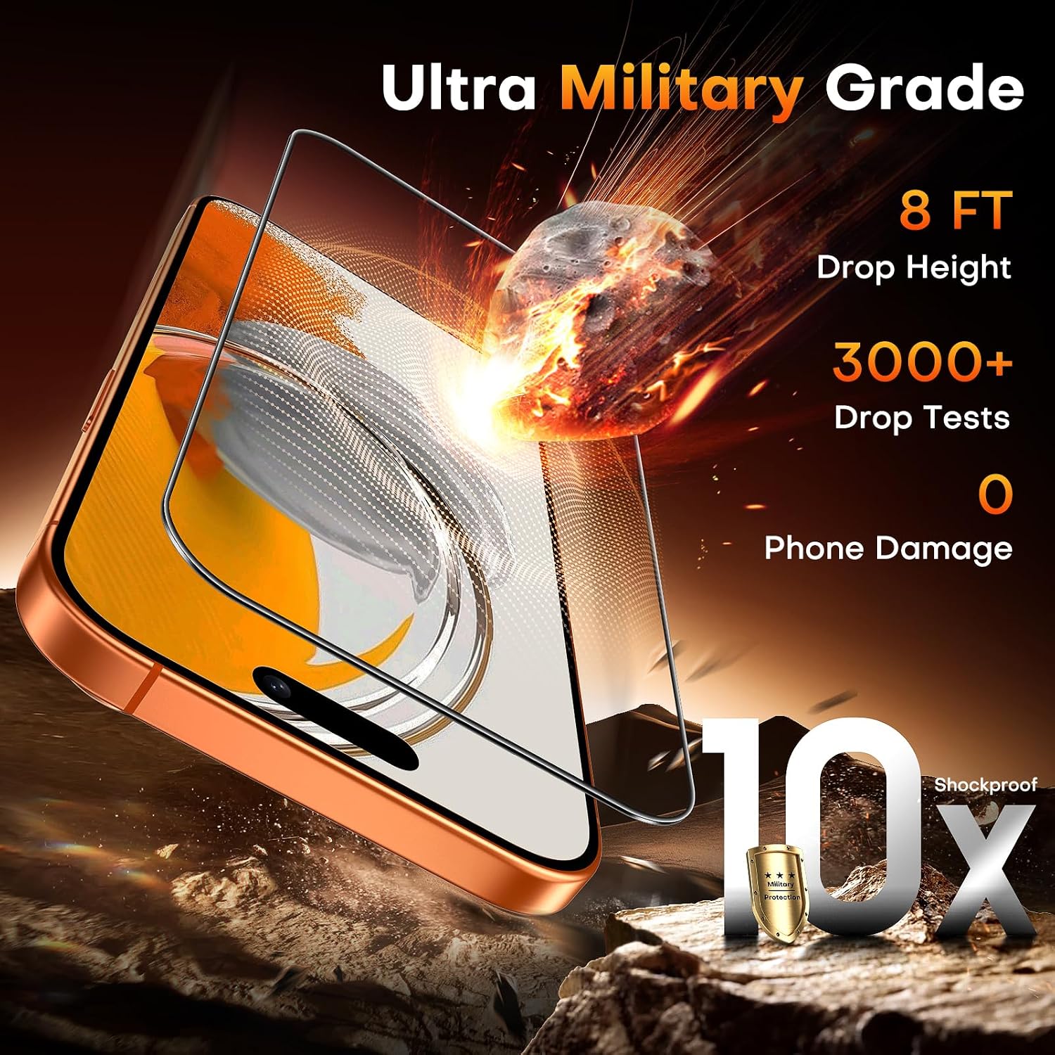 Thumbnail 6 de TOCOL iPhone 17 Pro Max Screen Protector 6.9