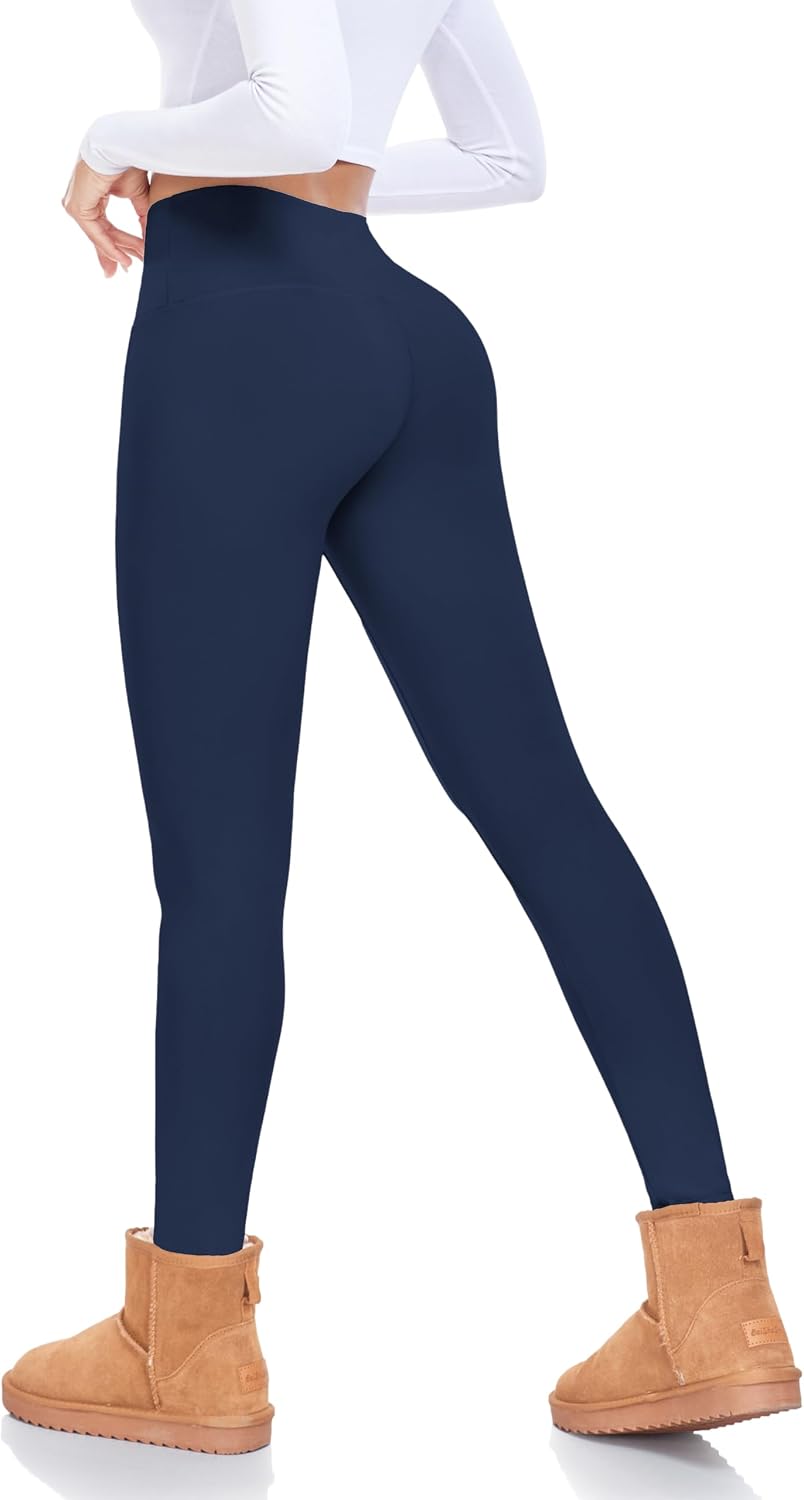 Detalle de we fleece Fleece-Lined High-Waisted Thermal Leggings for Women
