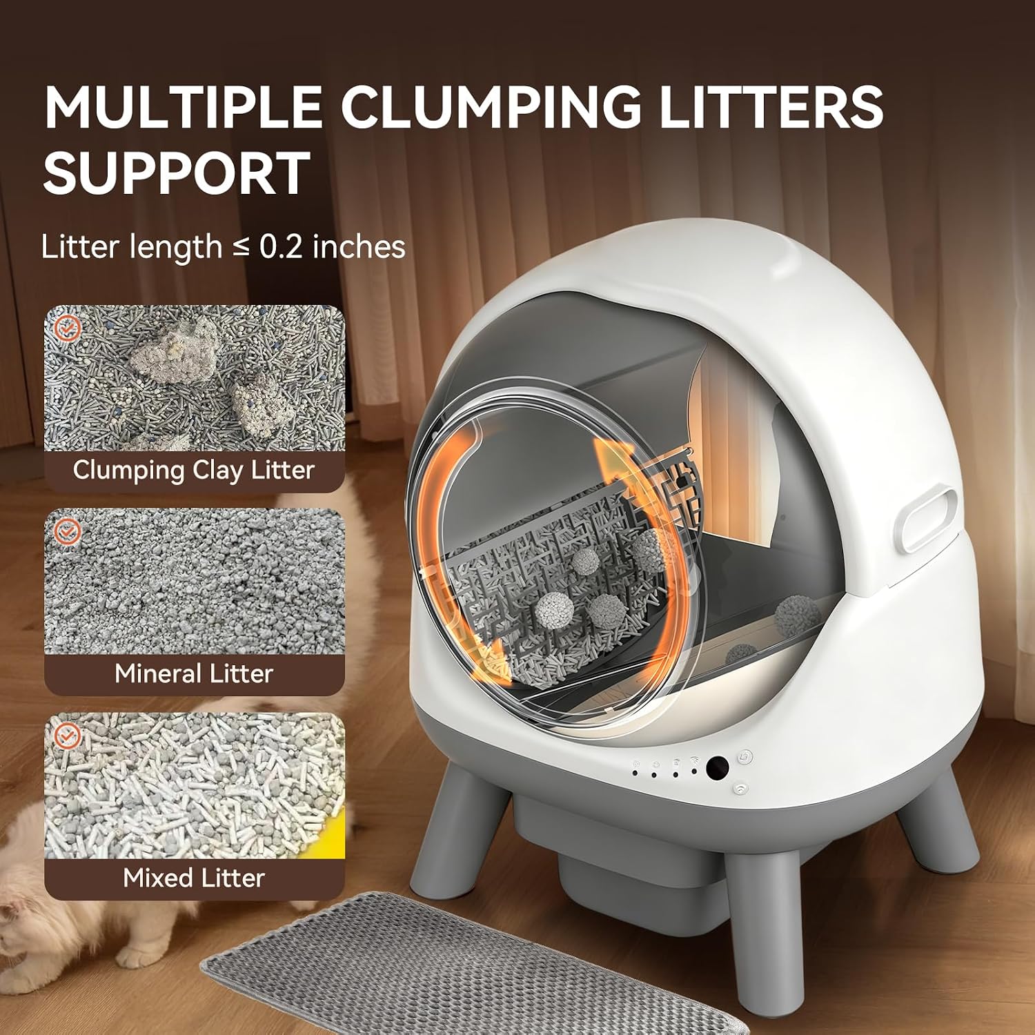 Detalle 2 de ZHMZ Automatic Litter Box G1
