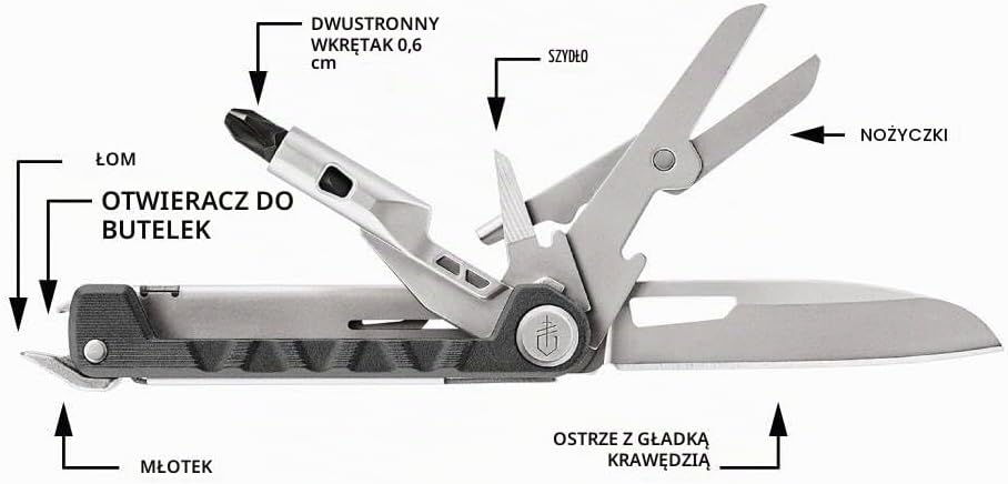 Detalle de Gerber ArmBar – narzędzie wielofunkcyjne z 8 funkcjami