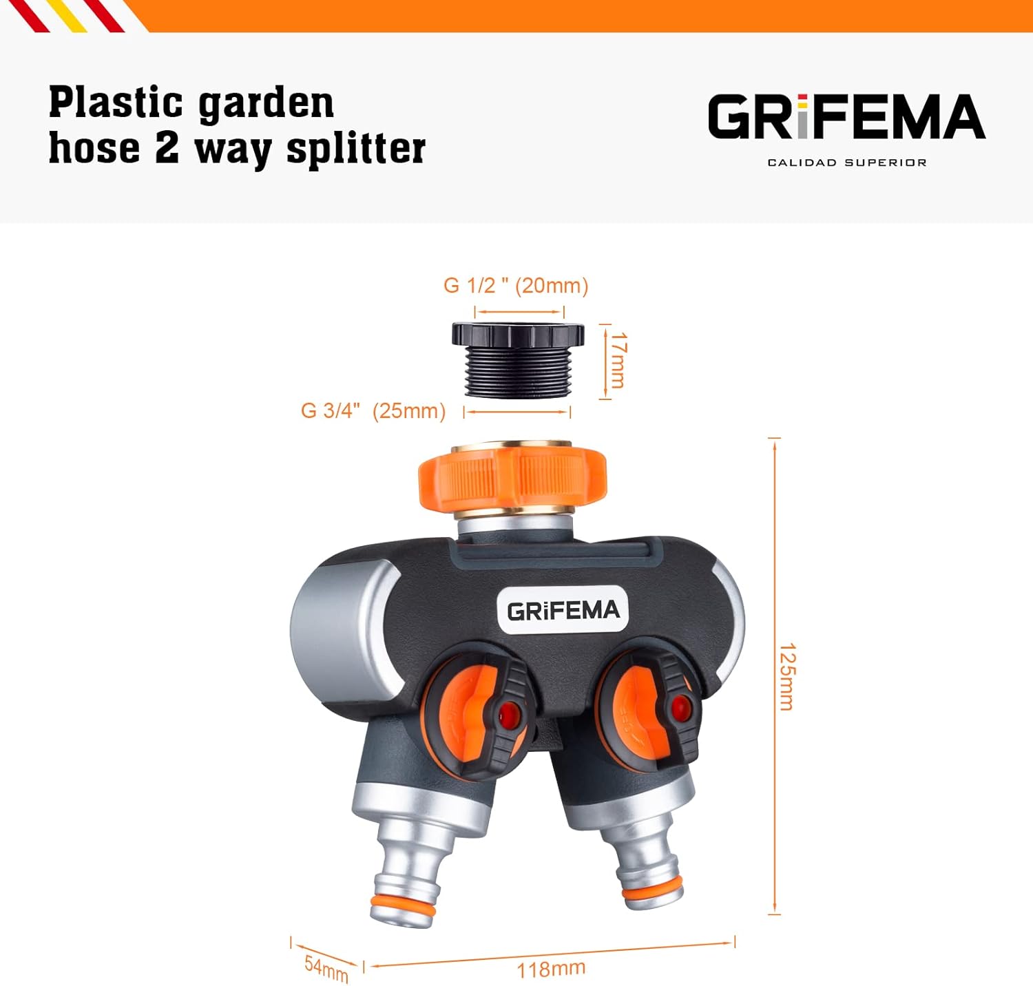 Detalle 2 de GRIFEMA GE1401-2 distributore 2 vie