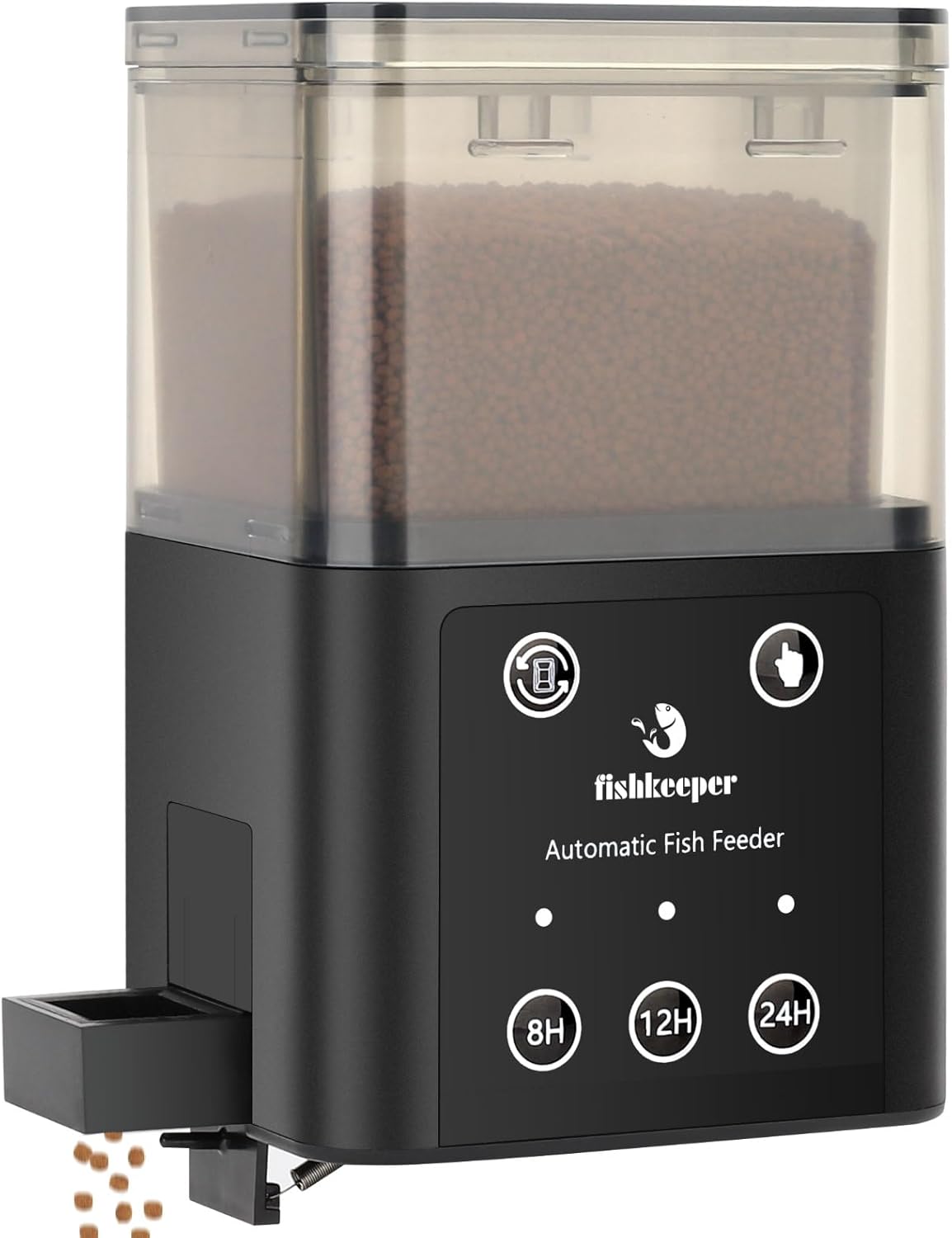 Detalle de fishkeeper Automatischer Fischfutterautomat 200 ml 🐟
