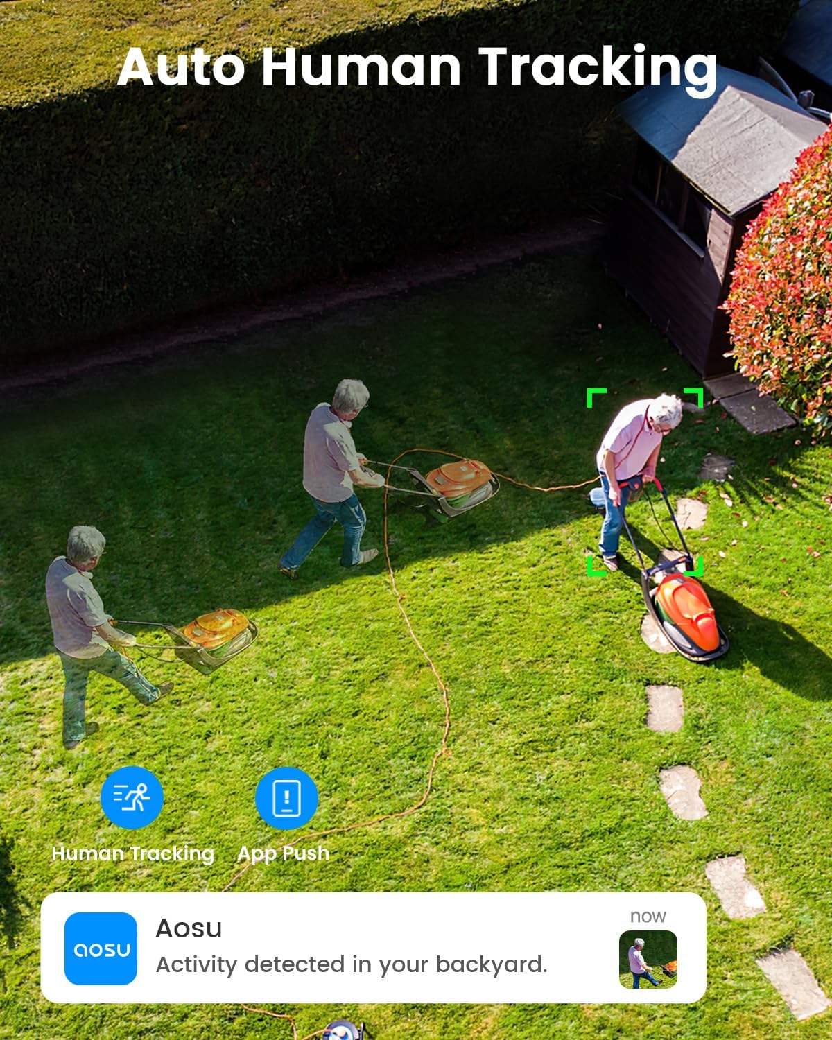 Thumbnail 3 de AOSU 5MP Solar Security Camera System