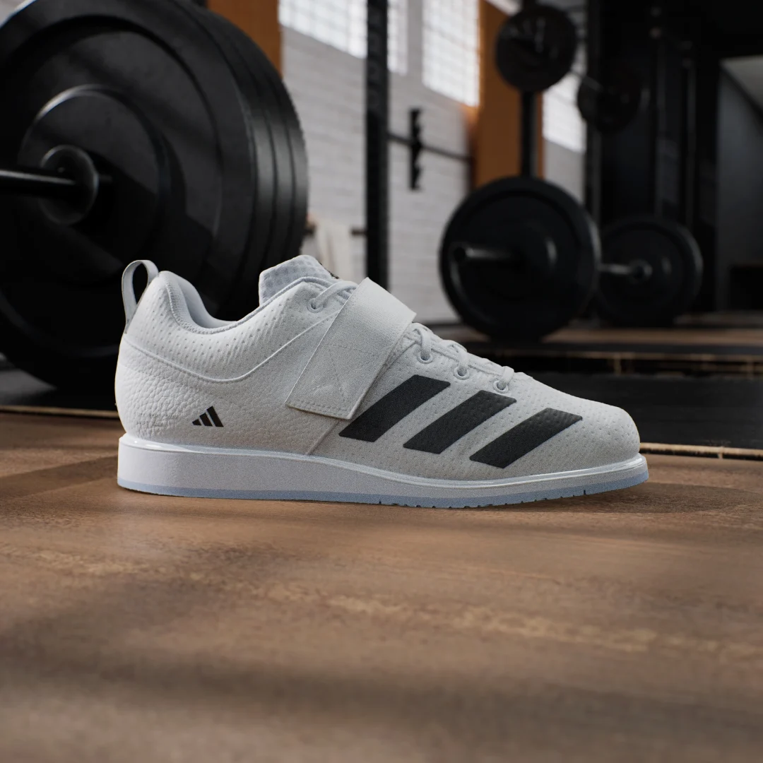Detalle 2 de Zapatilla Powerlift 5 Weightlifting de Adidas, color Blanco