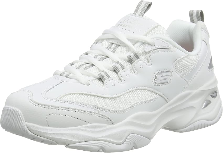 Detalle de Skechers D'Lites 4.0 Fresh Diva Mujer 👟 White/Gray EU 37