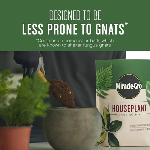 Thumbnail 7 de Miracle-Gro Houseplant Potting Mix, 4 qt: A practical indoor soil for thriving tropical plants