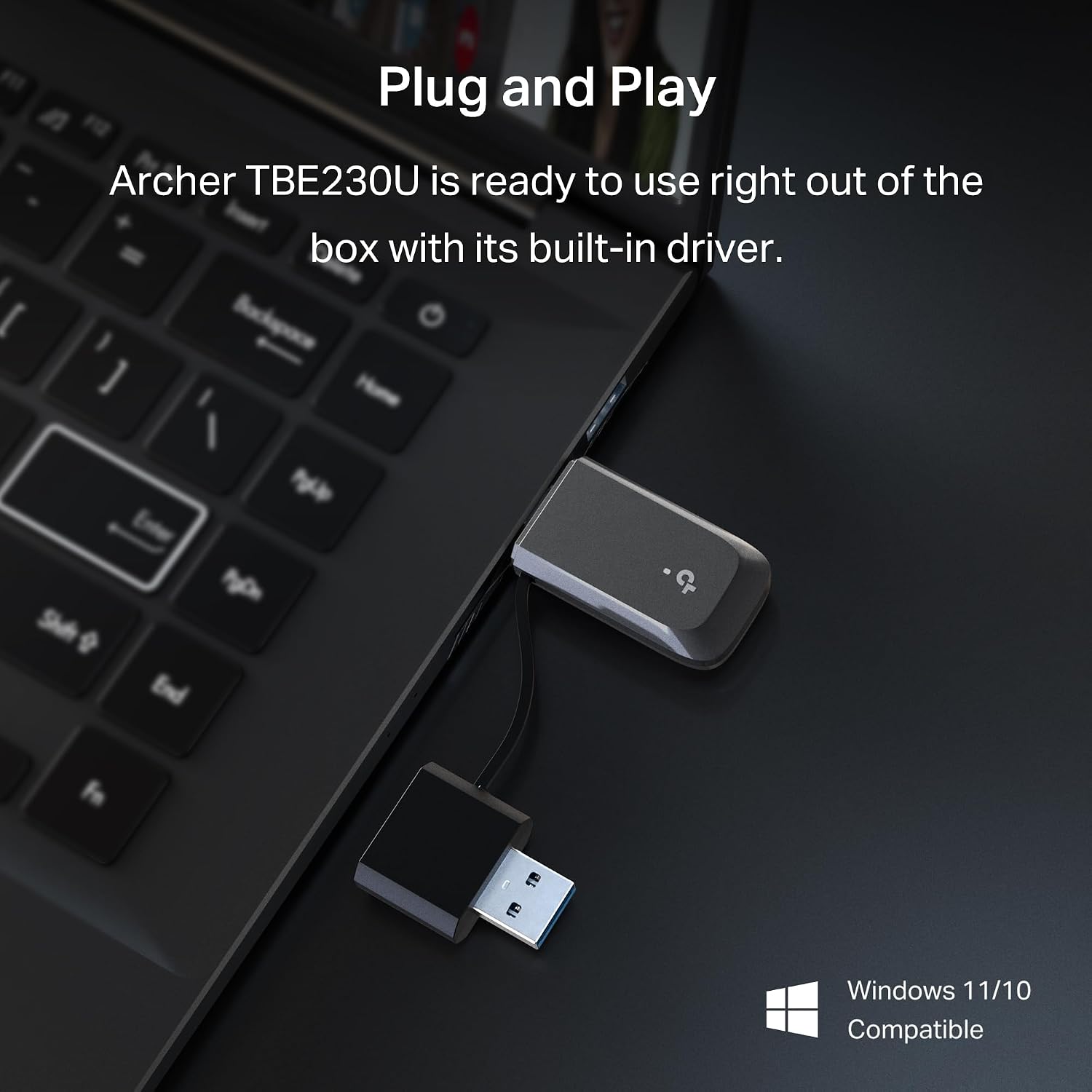 Thumbnail 6 de TP-Link Archer TBE230U BE3600 Wi-Fi 7 USB Wi-Fi Adapter for Desktop PC