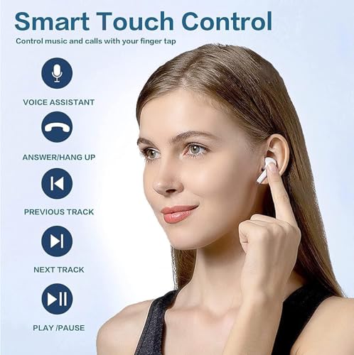 Detalle de Auriculares Inalámbricos iLove con Bluetooth 5.3, cancelación de ruido y IP7 – Sonido estéreo y 46 h de autonomía