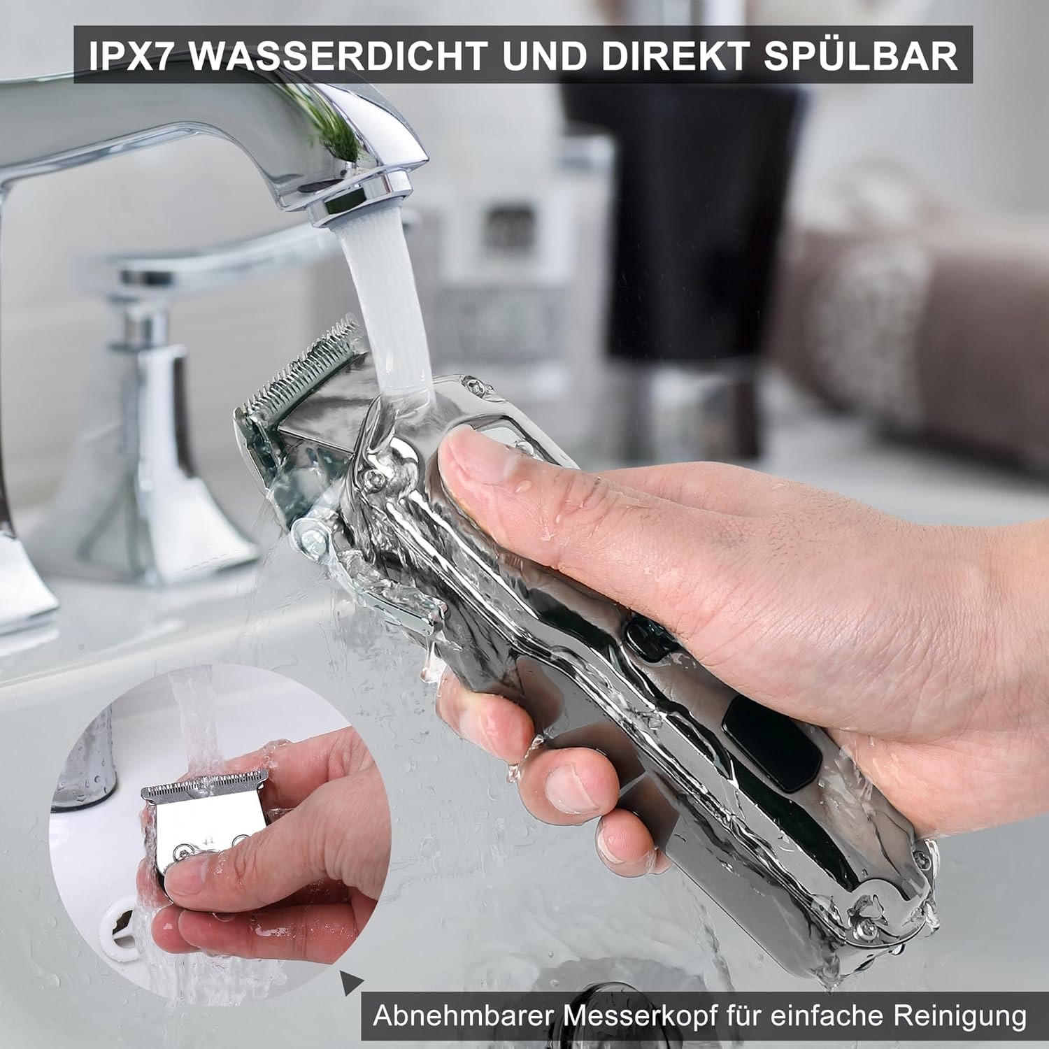 Thumbnail 5 de Hatteker Haarschneidemaschine 1200 mAh 💇