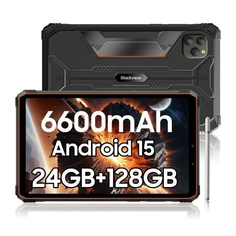 Blackview Active 5 WiFi + 4G rugerizada naranja (8,68", 6GB/128GB)