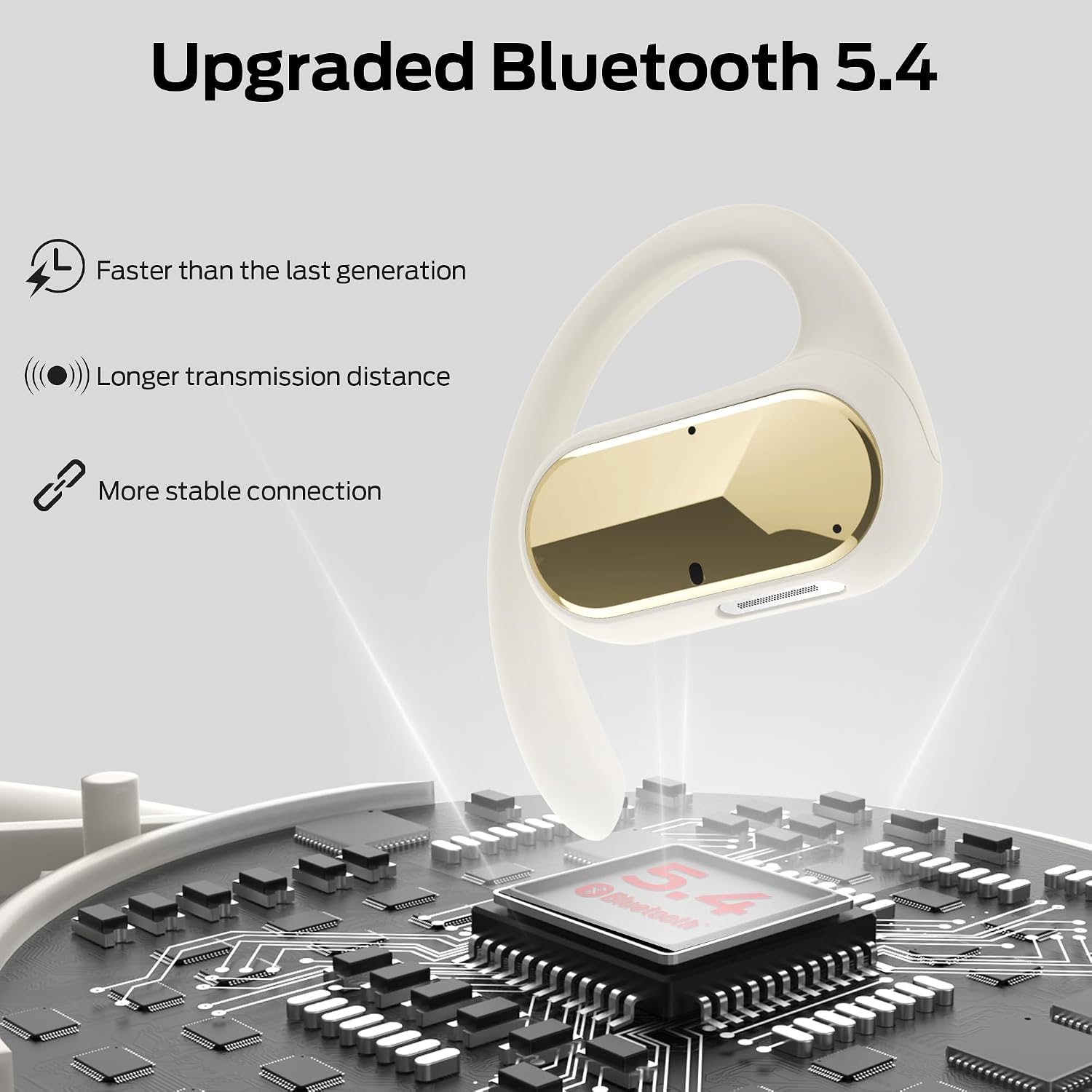 Detalle de Oraolo Open-Ear Headphones with 16mm Drivers