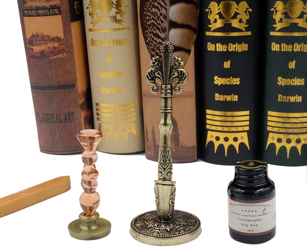 Detalle 2 de GC QUILL Plumes de calligraphie pour stylo à encre (fountain dip pen) LL-66 – set avec 5 pointes de rechange