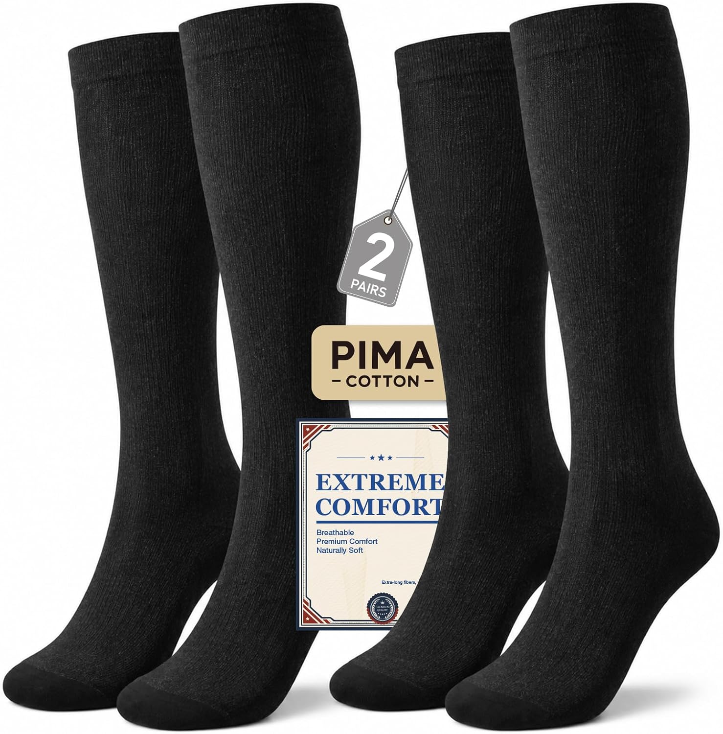Detalle de VBNW Compression Socks, Pima Cotton