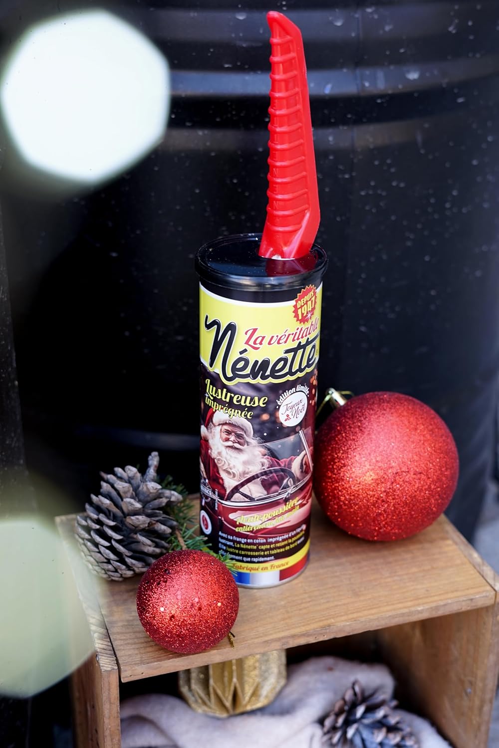 Thumbnail 5 de NENETTE Lustreuse imprégnée édition limitée Joyeux Noël — Fabriquée à la main en France, Noir