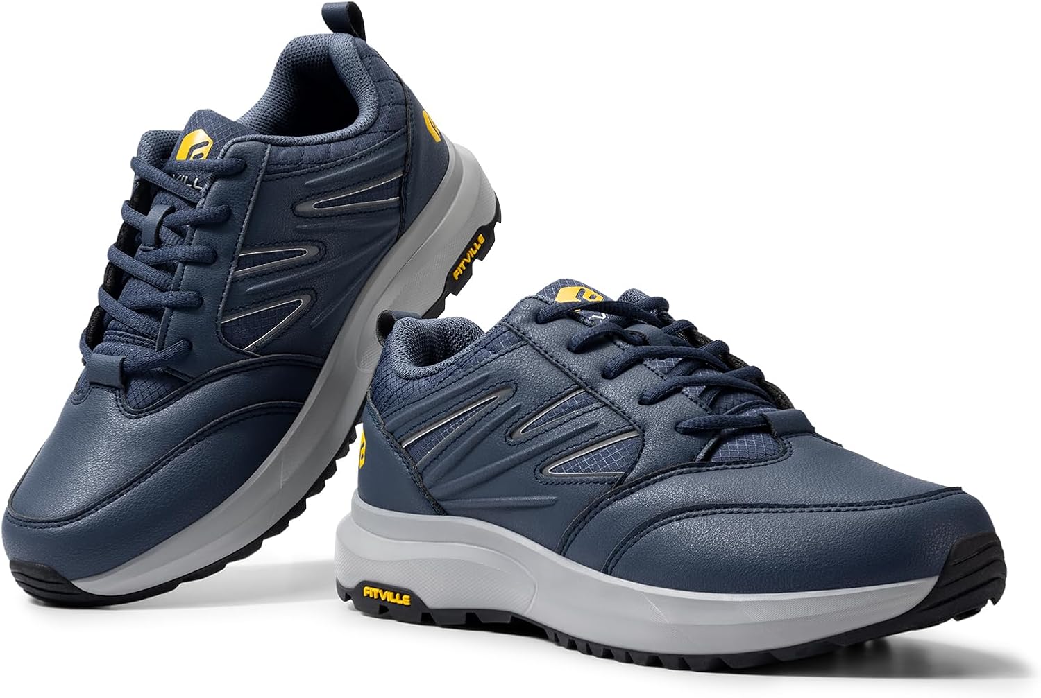 Thumbnail 6 de FitVille Chaussures de Randonnée Imperméables pour Hommes - Extra Large, Basses, Respirantes et Antidérapantes