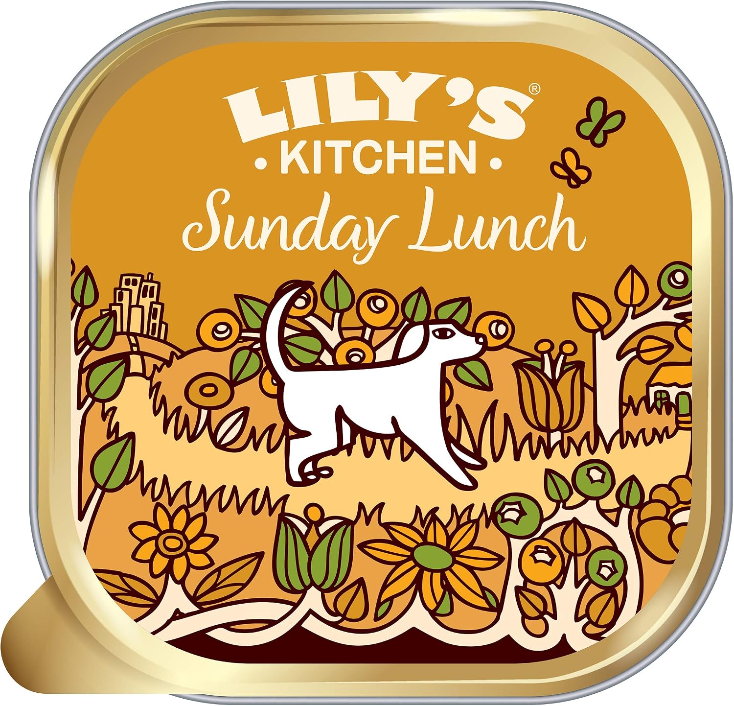 Detalle de Lily's Kitchen Adult Sunday Lunch: Cibo umido completo senza cereali per cani adulti (10 x 150 g)