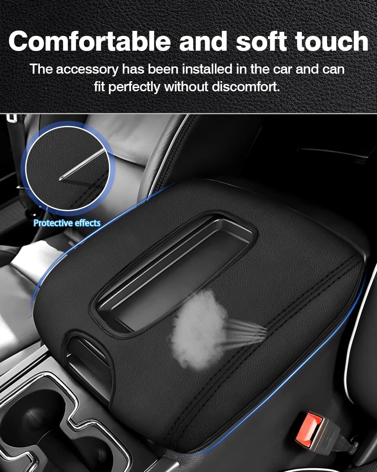 Thumbnail 6 de Autorder Center Console Cover for 2014-2018 Chevy Silverado / GMC Sierra (Bucket Seat Console) – Armrest Protector