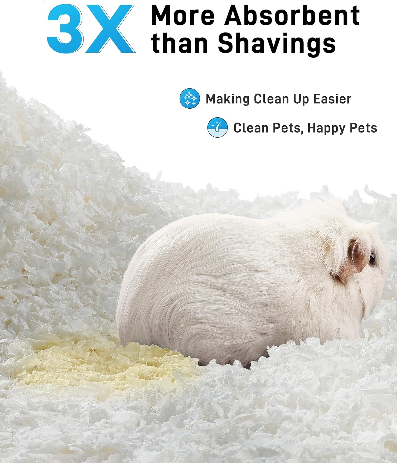 Detalle de BUCATSTATE Hamster Bedding 50L (99% dust-free & odour control) for small animal cages