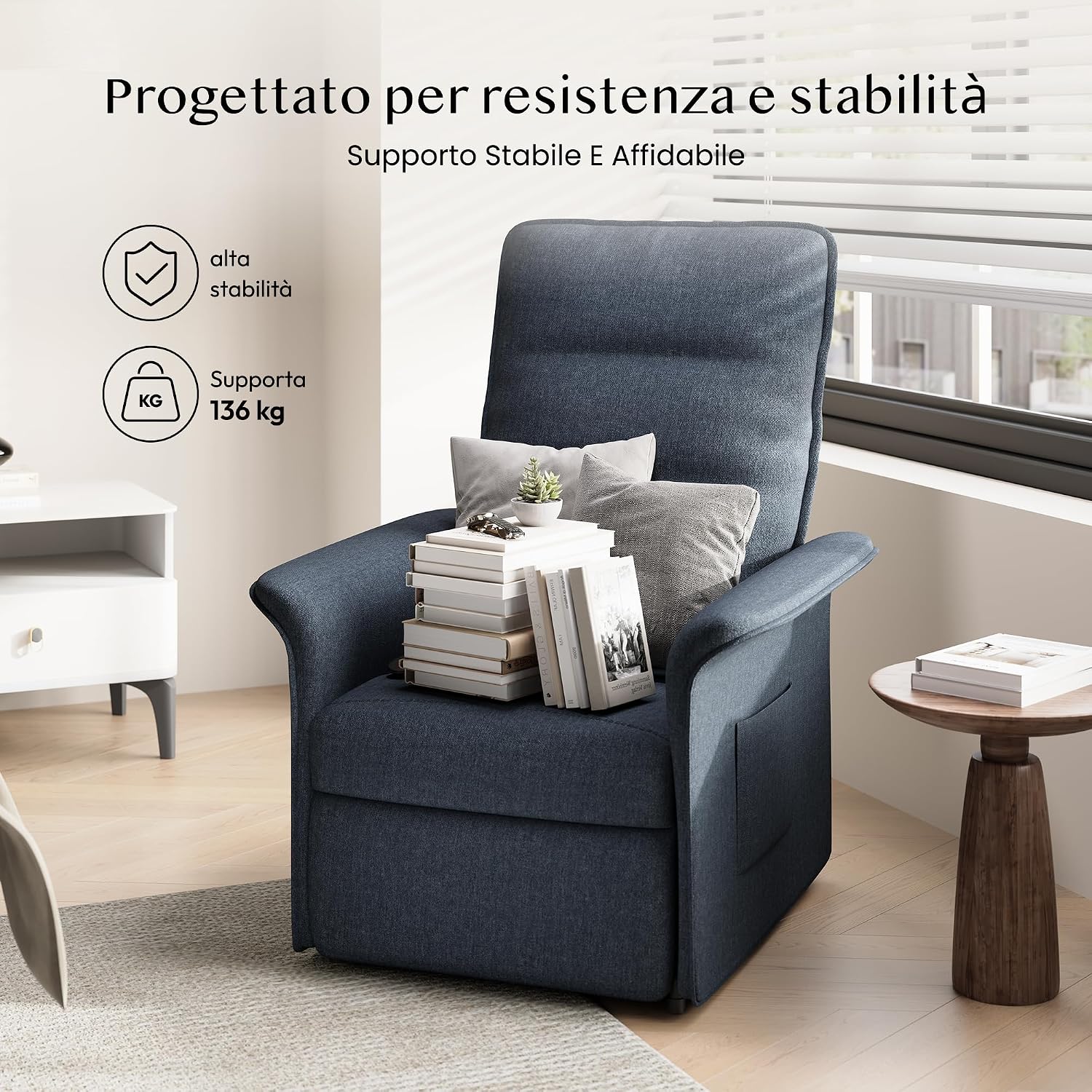 Thumbnail 6 de FLEXISPOT Poltrona Relax Elettrica Push Back 105-155°