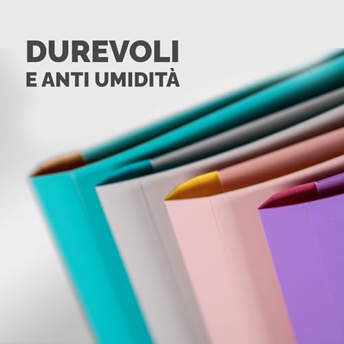 Thumbnail 5 de Fellowes Cartelline 3 Lembi ViceVersa – Confezione da 4, Assortite, con Elastico Aggiuntivo